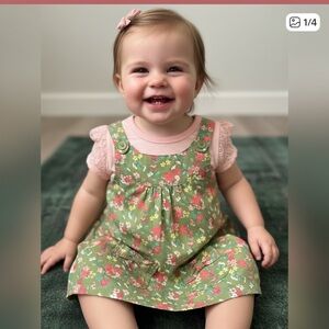 003 SET: My Destiny Dress and blouse set size 24 mos